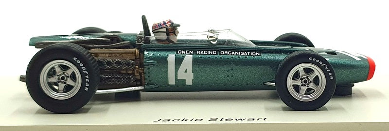 Spark 1/43 Scale S4251 - F1 BRM P83 #14 2nd Belgium GP 1967 - Jackie Stewart
