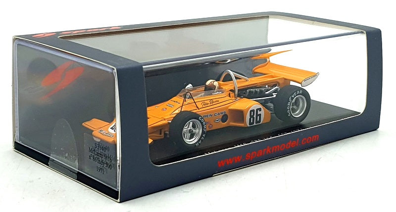 Spark 1/43 Scale S3140 - McLaren M16 #86 Indy 500 1971 - Peter Revson