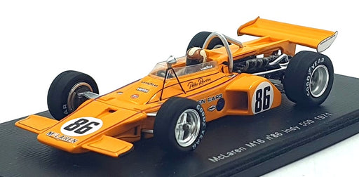 Spark 1/43 Scale S3140 - McLaren M16 #86 Indy 500 1971 - Peter Revson