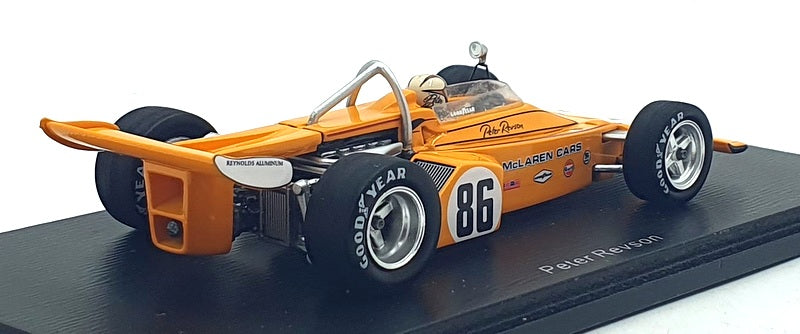 Spark 1/43 Scale S3140 - McLaren M16 #86 Indy 500 1971 - Peter Revson