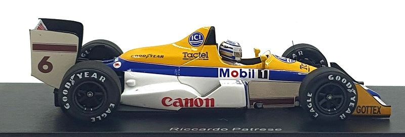 Spark 1/43 Scale S4028 - F1 FW12 #6 Monaco GP 1988 - Riccardo Paltrese