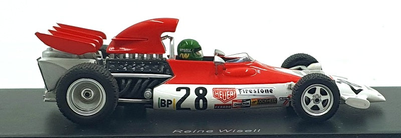 Spark 1/43 Scale S1742 - F1 BRM P160B #28 Monaco GP 1972 - Reine Wisell