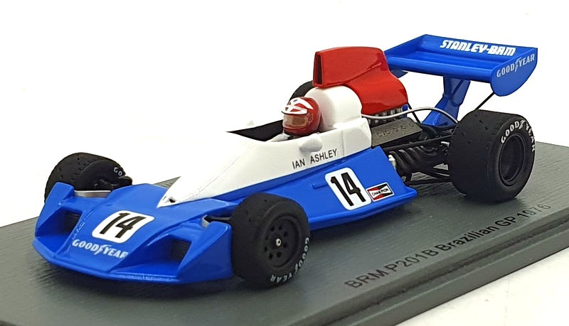 Spark 1/43 Scale S5288 - F1 BRM P201B #14 Brazilian GP 1976 - Ian Ashley