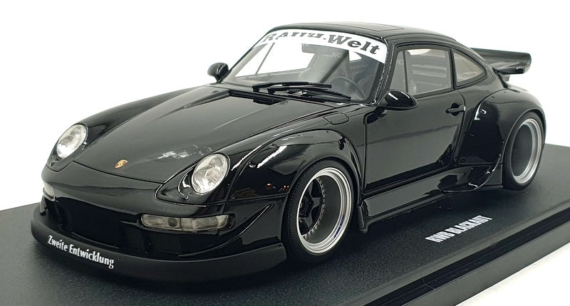 GT Spirit 1/18 Scale Resin GT587 - Porsche RWB Blackaut - Black