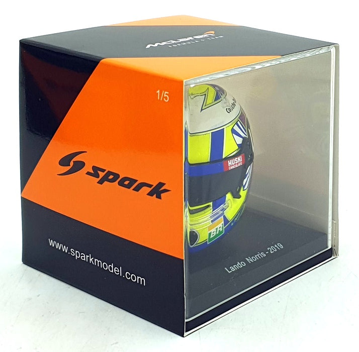 Spark 1/5 Scale 5HF025 - Helmet Lando Norris McLaren F1 Team 2019