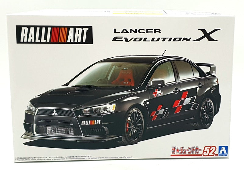 Aoshima 1/24 Scale Kit 20470 - Mitsubishi Lancer Evolution X CZ4A
