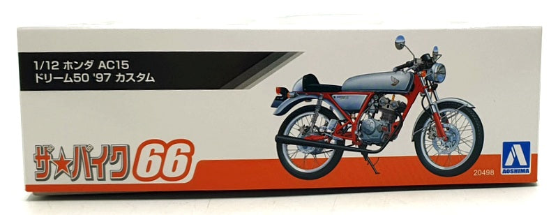 Aoshima 1/24 Scale Kit 20498 - Honda Dream 50 AC15 450 '97 Motorcycle