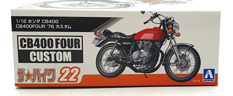 Aoshima 1/24 Scale Kit 20115 - Honda CB400 Four '76 Custom Motorcycle