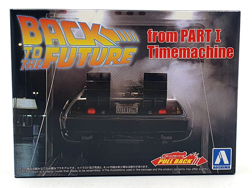 Aoshima 1/43 Scale Unbuilt Kit 054758 - De Lorean Back To The Future Part I PB