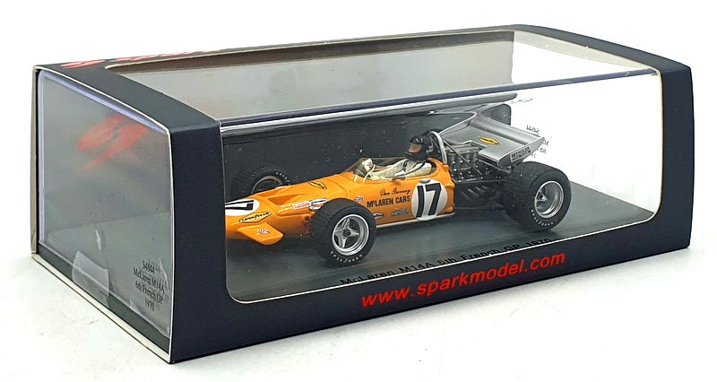 Spark 1/43 Scale S4844 - F1 McLaren M14A #17 6th French GP 1970 - Gurney