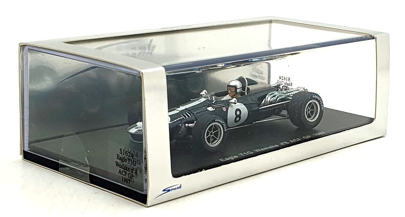 Spark 1/43 Scale S1624 - F1 Eagle T1G Weslake #8 ACF GP 1967 - Bruce McLaren