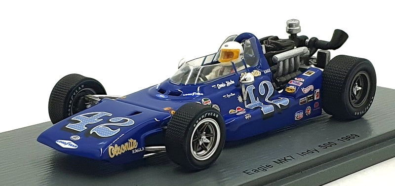 Spark 1/43 Scale S4263 - Eagle MK7 #42 Indy 500 1969 - Hulme