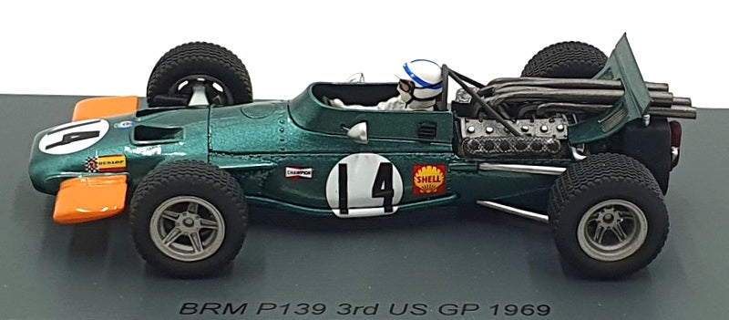 Spark 1/43 Scale S2346 - F1 BRM P139 #14 3rd US GP 1969 - Surtees