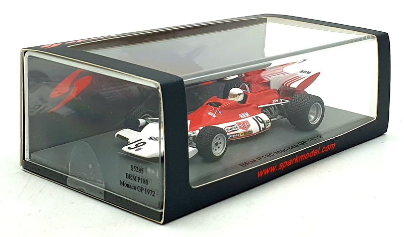 Spark 1/43 Scale S5285 - F1 BRM P180 #19 Monaco GP 1972 - Ganley