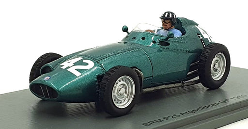 Spark 1/43 Scale S5727 - F1 BRM P25 #42 Argentinian GP 1960 - Hill