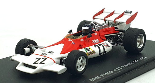 Spark 1/43 Scale S1744 - F1 BRM P160B #22 French GP 1972 - Gethin