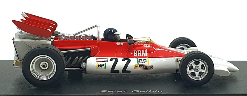Spark 1/43 Scale S1744 - F1 BRM P160B #22 French GP 1972 - Gethin