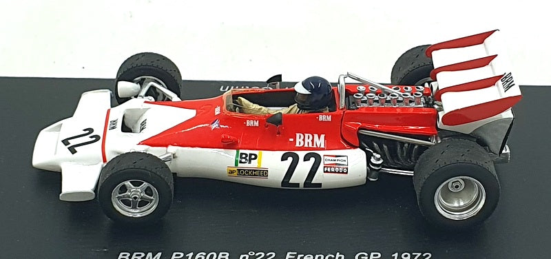 Spark 1/43 Scale S1744 - F1 BRM P160B #22 French GP 1972 - Gethin