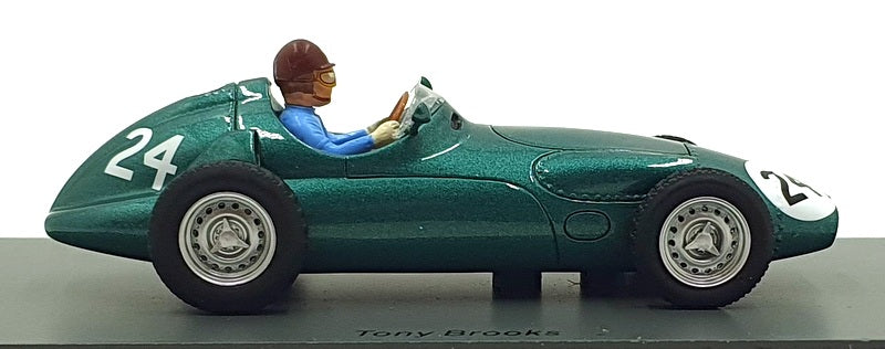 Spark 1/43 Scale S5721 - F1 BRM P25 #24 British GP 1956 - Brooks