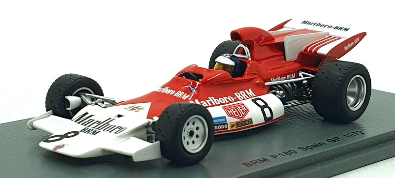 Spark 1/43 Scale S5284 - F1 BRM P180 #8 Spain GP 1972 - Gethin