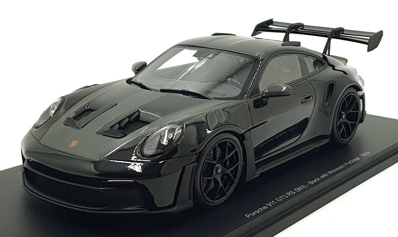 Spark 1/18 Scale Resin 18S1086 - Porsche 911 GT3 RS (992) Black w/Weissach 2023