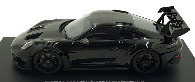Spark 1/18 Scale Resin 18S1086 - Porsche 911 GT3 RS (992) Black w/Weissach 2023
