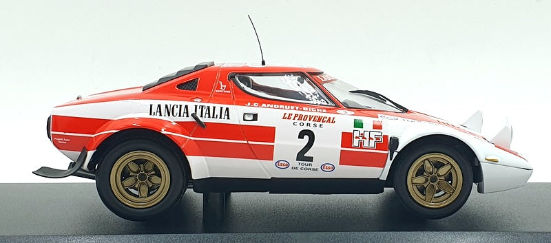 Minichamps 1/18 Scale 155 741702 - Lancia Stratos HF #2 1st Tour de Corse 1974