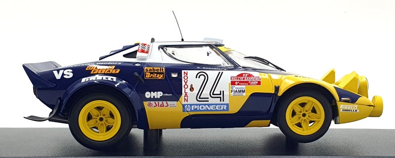 Minichamps 1/18 Scale 155 801724 - Lancia Stratos HF #24 Sanremo Rally 1980