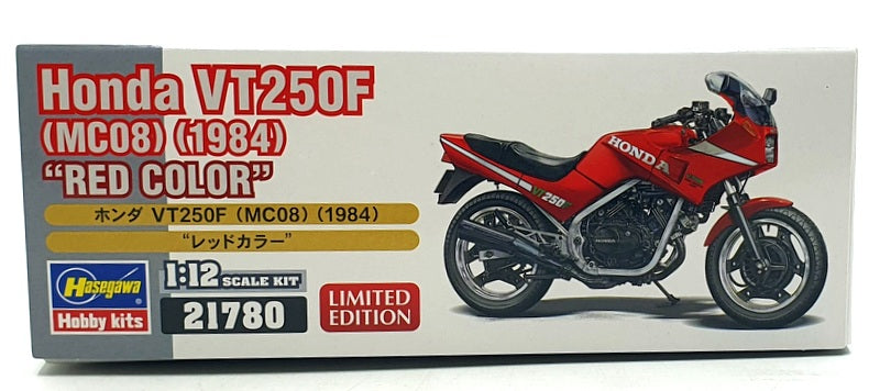 Hasegawa Kits 1/12 Scale 21780 - 1984 Honda VT250F (MC08) - Red