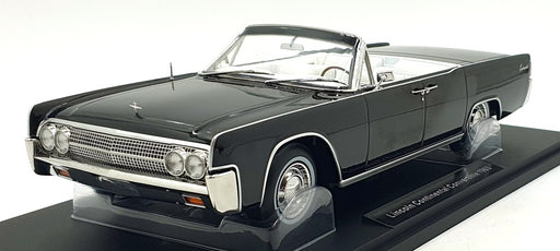 KK 1/18 Scale Diecast KKDC181521 - 1963 Lincoln Continental Convertible - Black
