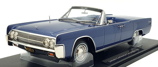 KK 1/18 Scale Diecast KKDC181522 - 1963 Lincoln Continental Convertible - Blue