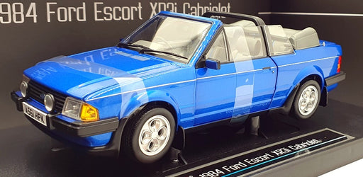 Sun Star 1/12 Scale 4988R - 1984 Ford Escort XR3i Cabriolet - Azure Blue