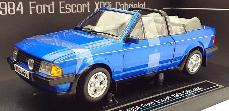 Sun Star 1/12 Scale 4988R - 1984 Ford Escort XR3i Cabriolet - Azure Blue