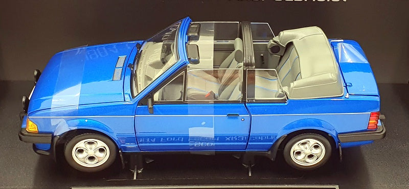 Sun Star 1/12 Scale 4988R - 1984 Ford Escort XR3i Cabriolet - Azure Blue