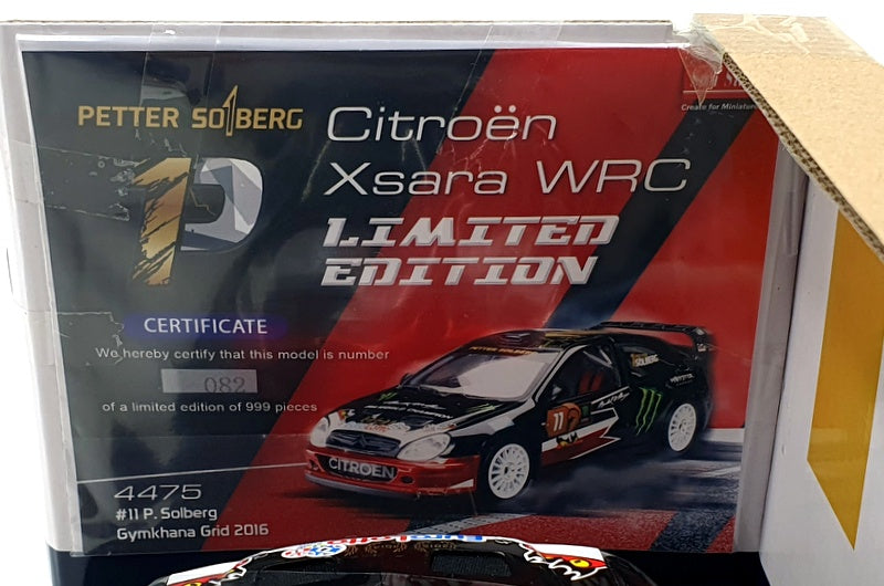 Sun Star 1/12 Scale 4475F - Citroen Xsara WRC #11 Gymkhana Grid 2016 - Signed