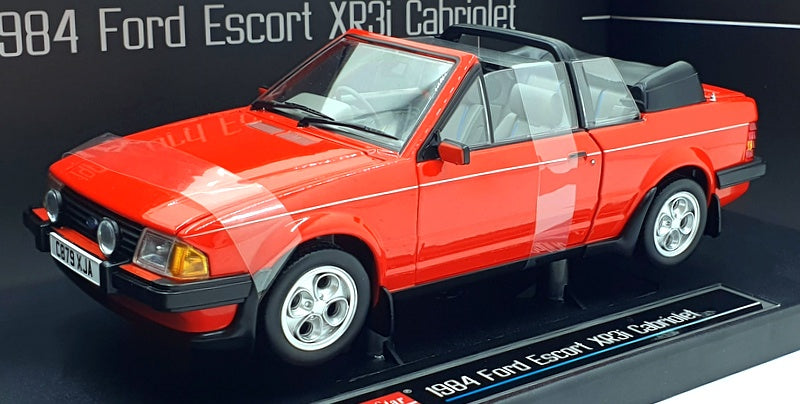 Sun Star 1/12 Scale 4989R - 1984 Ford Escort XR3i Cabriolet - Sunburst Red