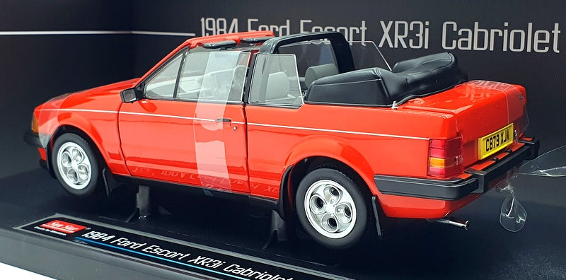 Sun Star 1/12 Scale 4989R - 1984 Ford Escort XR3i Cabriolet - Sunburst Red