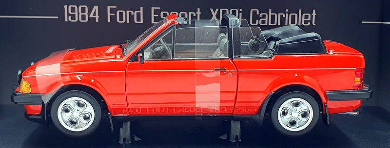 Sun Star 1/12 Scale 4989R - 1984 Ford Escort XR3i Cabriolet - Sunburst Red