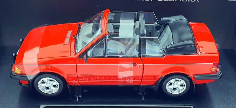 Sun Star 1/12 Scale 4989R - 1984 Ford Escort XR3i Cabriolet - Sunburst Red