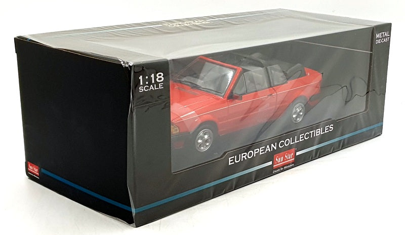 Sun Star 1/12 Scale 4989R - 1984 Ford Escort XR3i Cabriolet - Sunburst Red