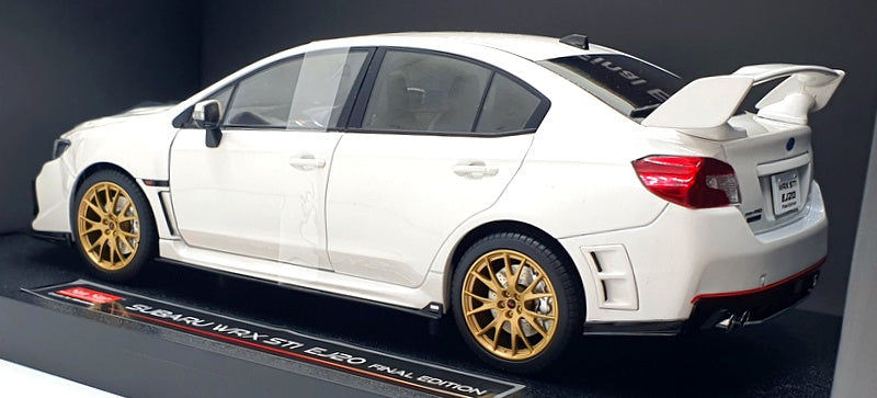 Sun Star 1/18 Scale 5559 - Sabaru WRX STI EJ20 Final Edition Crystal White Pearl