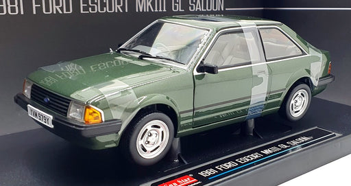 Sun Star 1/12 Scale 4979R - 1981 Ford Escort MKIII GL Saloon - Forest Green