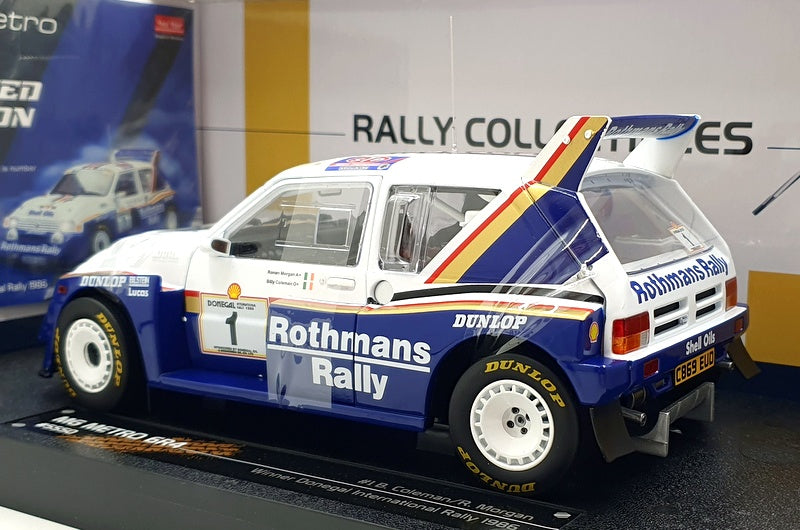 Sun Star 1/18 Scale 5550 - MG Metro 6R4 #1 1st Donegal International Rally 1986