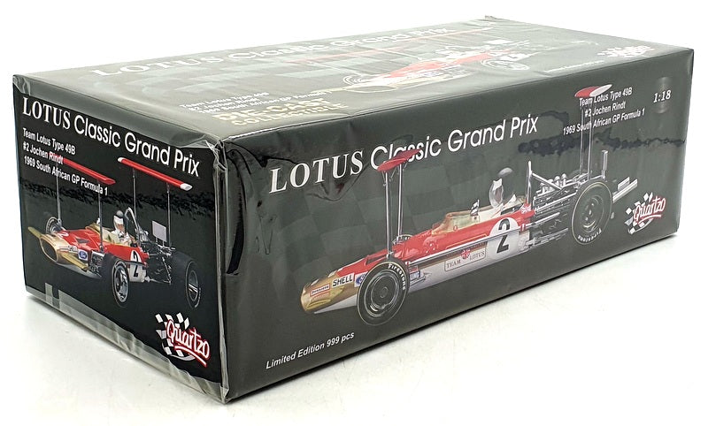 Quartzo 1/18 Scale 18224 - F1 Team Lotus Type 49B #2 South African GP 1969