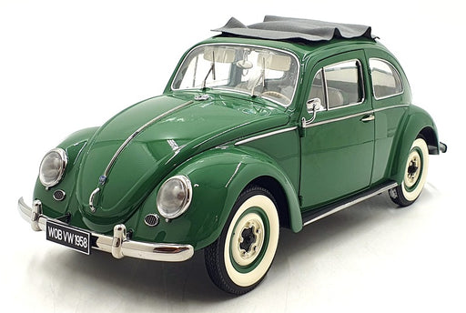Sun Star 1/12 Scale 5221 1958 Volkswagen Beetle Saloon Opening Roof Agave Green
