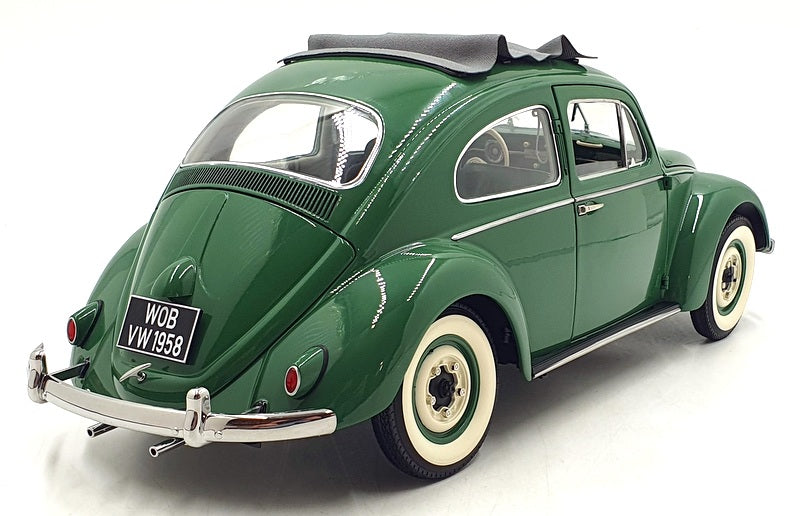 Sun Star 1/12 Scale 5221 1958 Volkswagen Beetle Saloon Opening Roof Agave Green