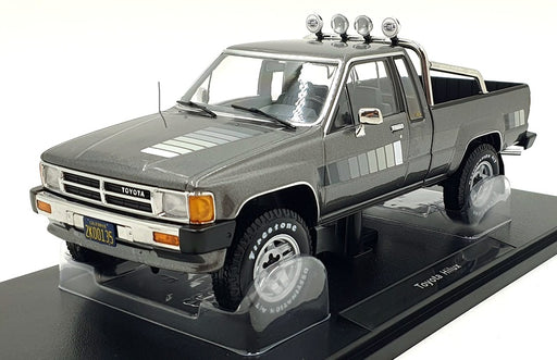 KK 1/18 Scale Diecast KKDC181563 - Toyota Hilux Truck - Dark Grey