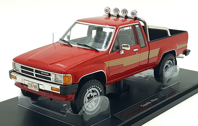 KK 1/18 Scale Diecast KKDC181562 - Toyota Hilux Truck - Red