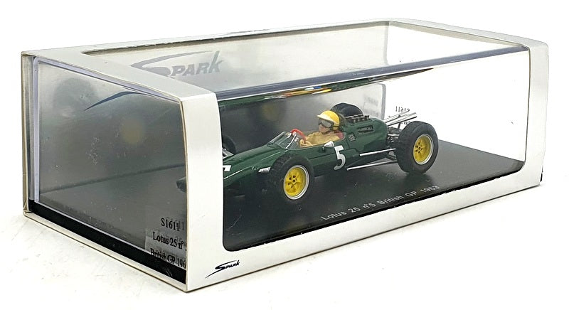 Spark 1/43 Scale Resin S1611 - F1 Lotus 25 #5 British GP 1963 - Trevor Taylor