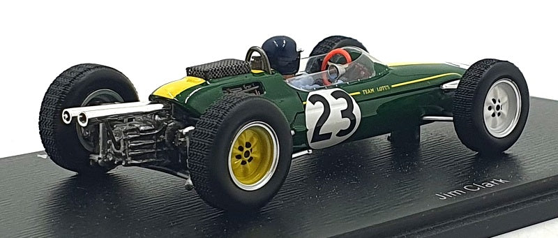Spark 1/43 Scale 1771 - F1 Lotus 25 #23 1st Belgium GP 1964 - Jim Clark